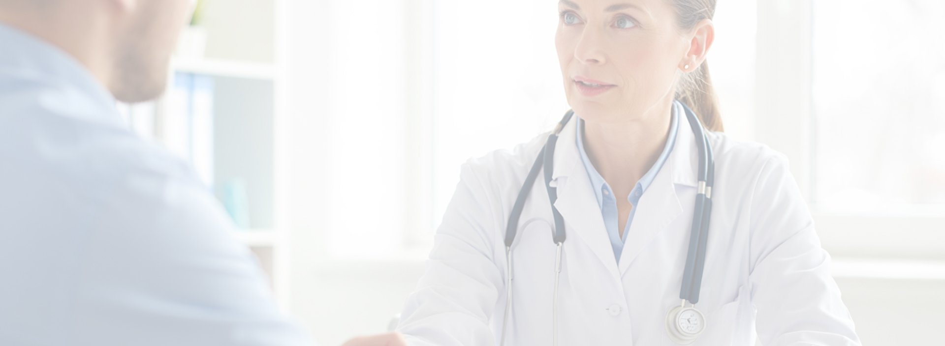 Пациент на консультации врача